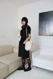 Lace bermuda pants