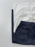 Slab H-line Banding Long Skirt
