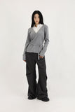 Lecell Pintuck Slacks