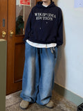 Shinny Balloon Banded Denim