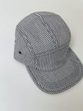 Stripe Cotton Camp Cap