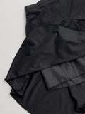Unbalanced Frill Midi Skirt