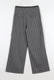 Pleated ST linen cotton pants