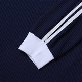 Waffle Track Line Collar Tee