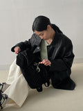 Apparel Single Leather Half Jacket