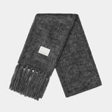 Teddy brush long muffler