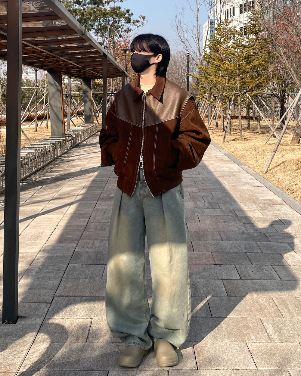 【YOURNUS】Interior One-Tuck Wide Denim Pants YOURNUS (ユアノス) - インテリアワンタックワイドデニムパンツ