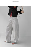 539 Cotton Balloon Fit Wide Pants