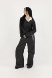 Lecell Pintuck Slacks