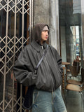Berlin Crack Washing Leather Jacket