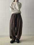 Unbalanced Collar Loose Fit Knit
