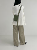 Hayden Two-Tuck Long Wide Slacks