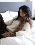Hippie fur muffler