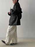 Apparel Single Leather Half Jacket