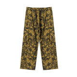 Rough Painted Cargo Banding Pants