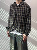 Square Check Hood Shirt