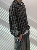 Square Check Hood Shirt