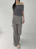 [summer] Margaret off-shoulder sleeveless knit
