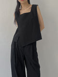Maria Linen Banding Wide Pants