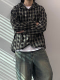 Square Check Hood Shirt