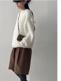 [unisex] Soft Hairy Overfit Knit