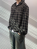Square Check Hood Shirt