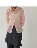 Yolu Two Way Loose Fit Cropped Shirt