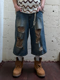 Western Vintage Bermuda Denim