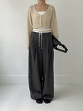 Hook Crop Knit Cardigan