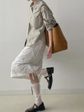 Sunny Lace Midi Skirt