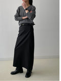 Demure V-neck Raglan Knit