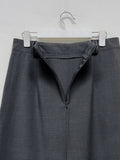Maxi Low Rise H-Line Skirt