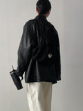 Apparel Single Leather Half Jacket
