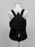 Velour Dot Backpack