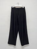 [unisex] Double Tuck Banding Wide Slacks
