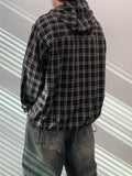Square Check Hood Shirt