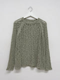 Scramble Raglan See-Through Knit