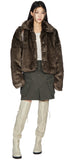 Deef fur shearling jacket
