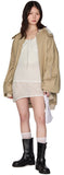 Cream Frill Short One Piece