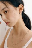 Noir Hoop Earrings