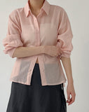 Yolu Two Way Loose Fit Cropped Shirt