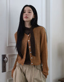 Liz crop knit cardigan