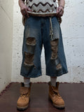 Western Vintage Bermuda Denim