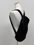 Velour Dot Backpack