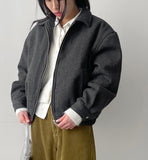 [3oz] Lusso Two-Way Minimal Blouson Jumper