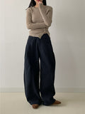Bella Wool Slit Knit T-Shirt