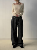 211 Stripe Wide Denim