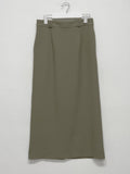 Maxi Low Rise H-Line Skirt