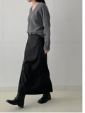 Demure V-neck Raglan Knit