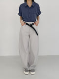539 Cotton Balloon Fit Wide Pants